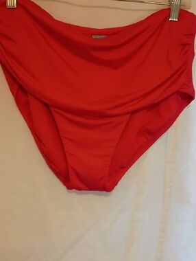 Shade & Shore Neon Coral Swim Bottoms NWOT Size 16
